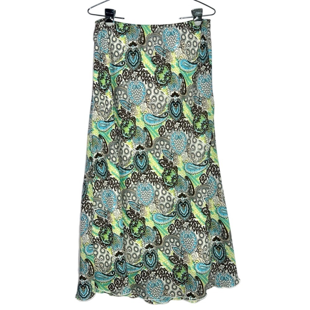 Rene Margo A-Line Midi Maxi‎ Paisley Skirt Large